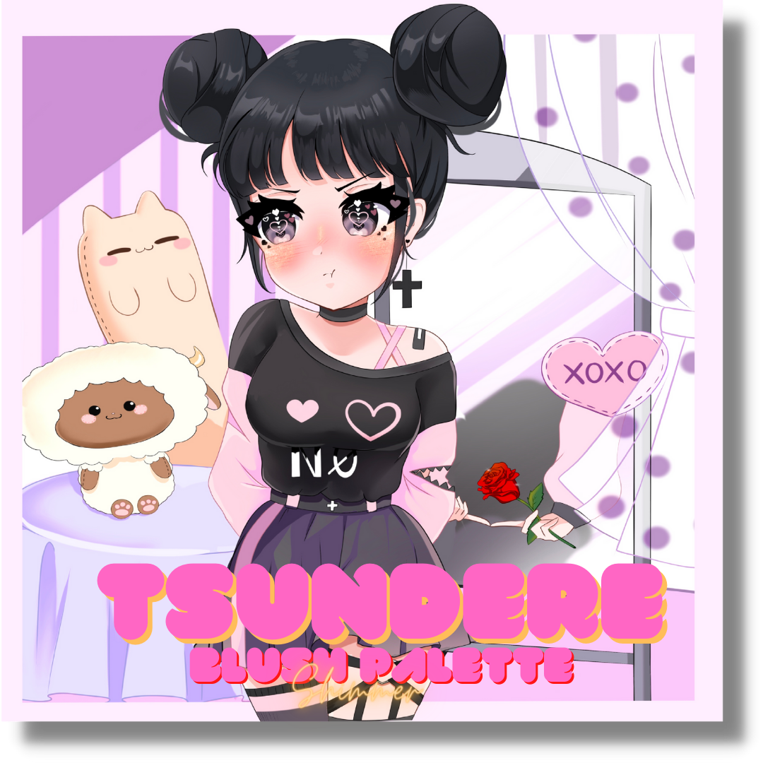 Tsundere Blush Shimmer Palette